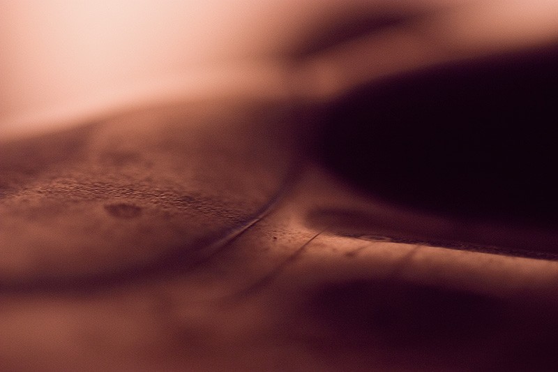 A vinyl record distorted by the heat.