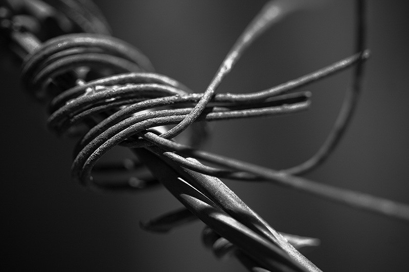 Twisted wire.