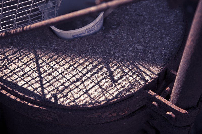 Metal casting equipment.