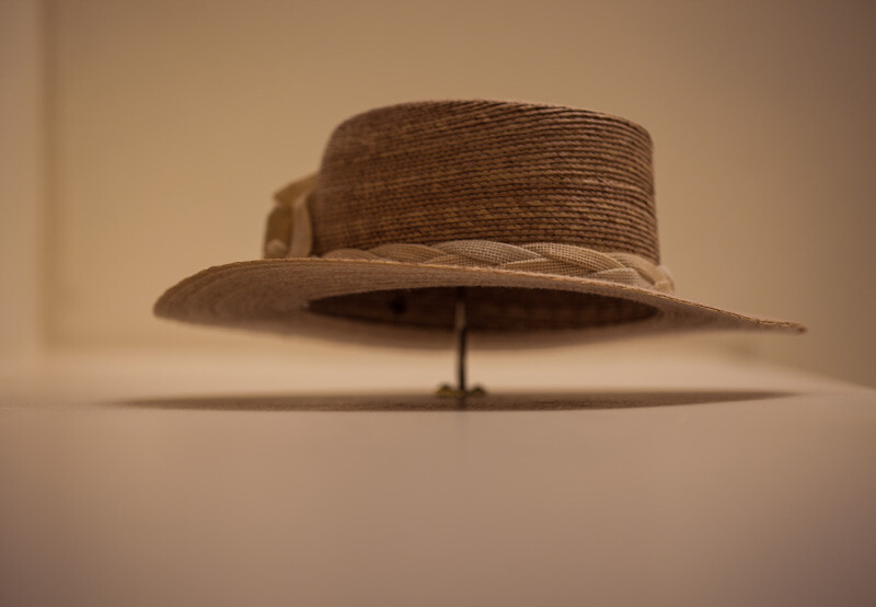 A levitating hat.